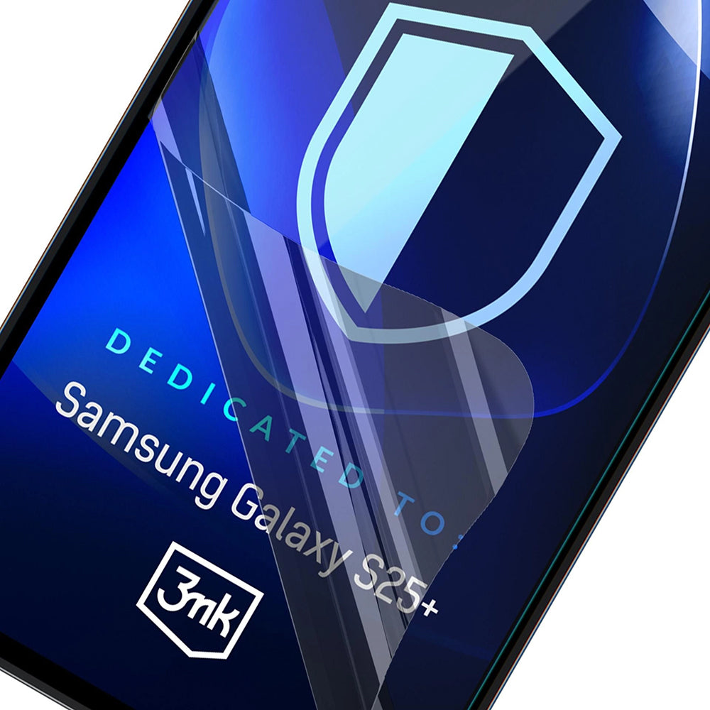 Folia ochronna na ekran 3MK FlexibleGlass do Samsung Galaxy S25+ S936, elastyczne szkło, pełna warstwa kleju