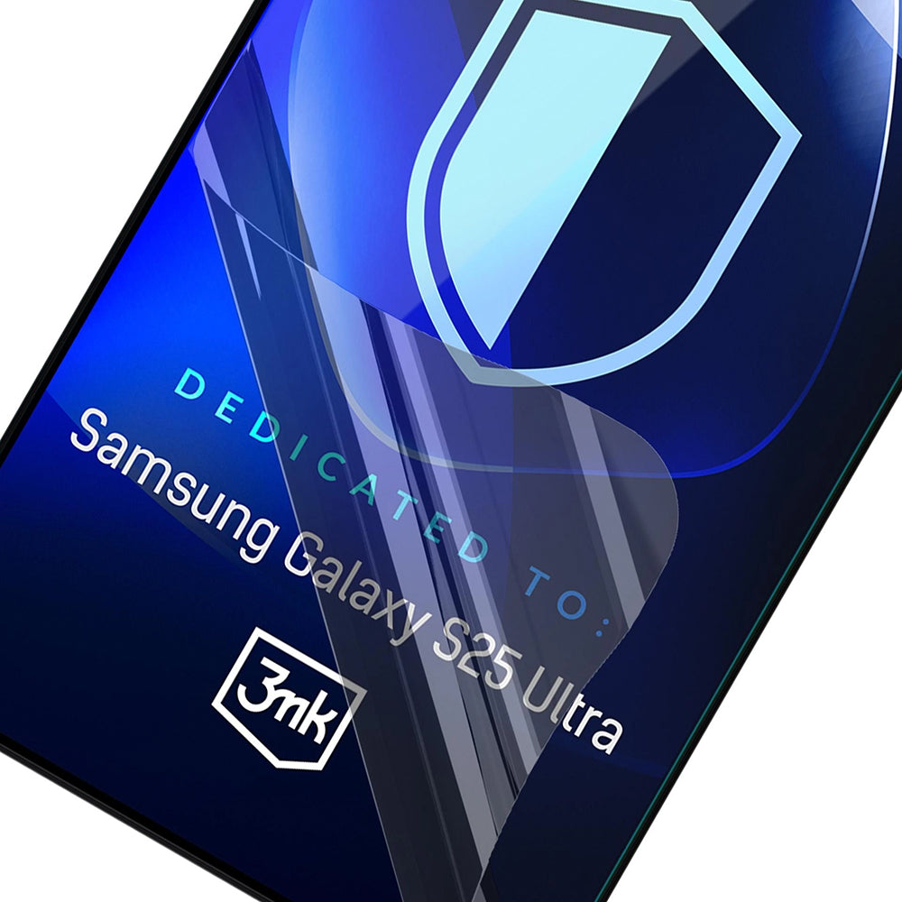 Folia ochronna na ekran 3MK FlexibleGlass do Samsung Galaxy S25 Ultra S938, elastyczne szkło, pełna warstwa kleju