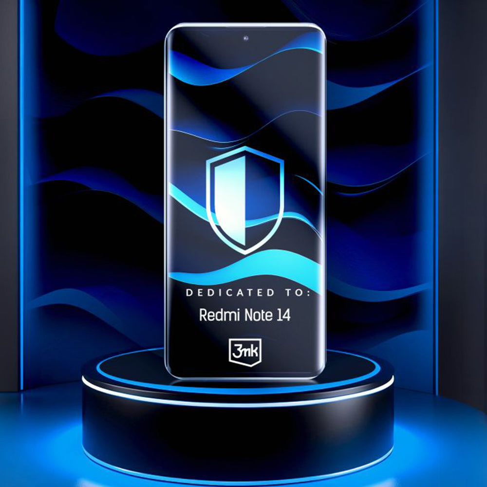 Folia ochronna na ekran 3MK FlexibleGlass do Xiaomi Redmi Note 14 5G, elastyczne szkło, pełna warstwa kleju
