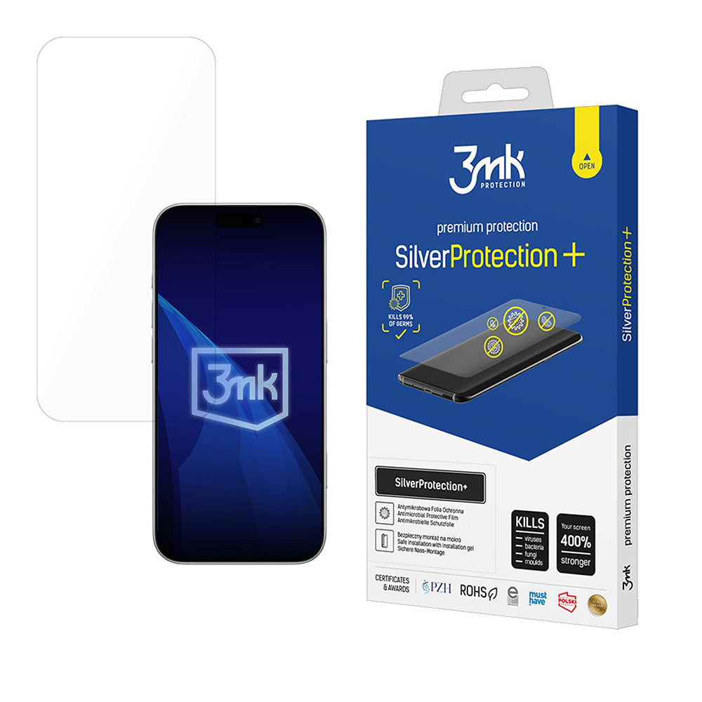 Folia ochronna 3MK Silver Protect+ na ekran dla Apple iPhone 17, Plastikowa