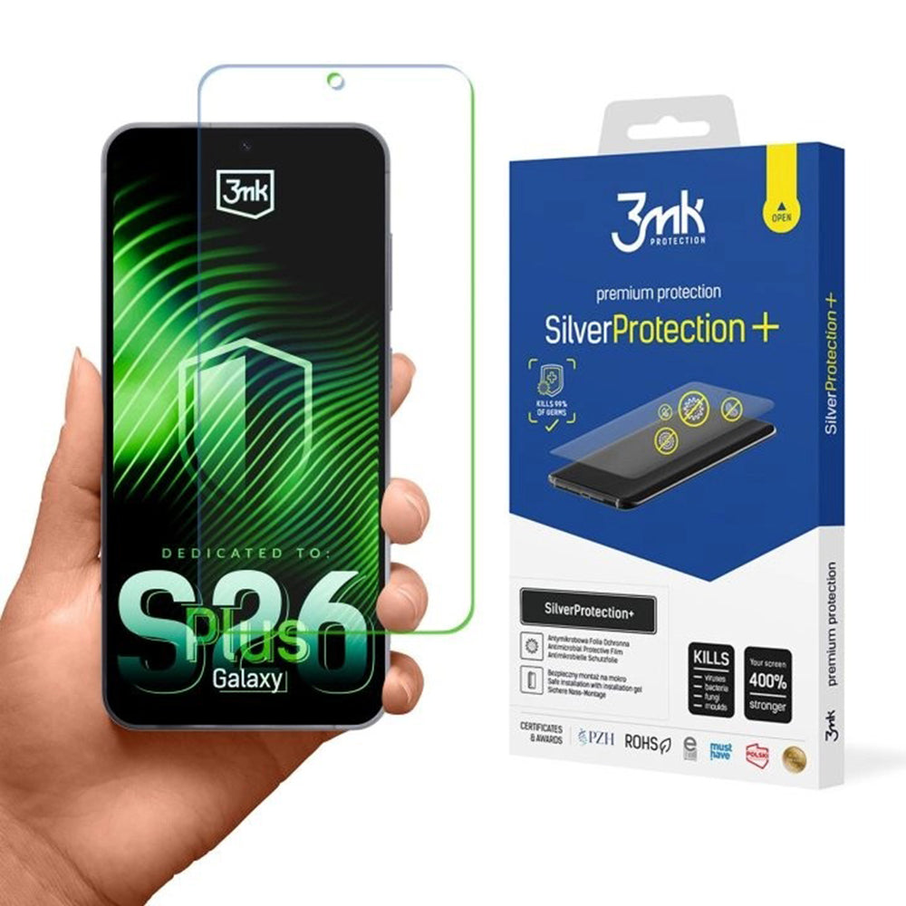 Folia ochronna do ekranu 3MK Silver Protect+ dla Samsung Galaxy S26 Plus, Plastikowa