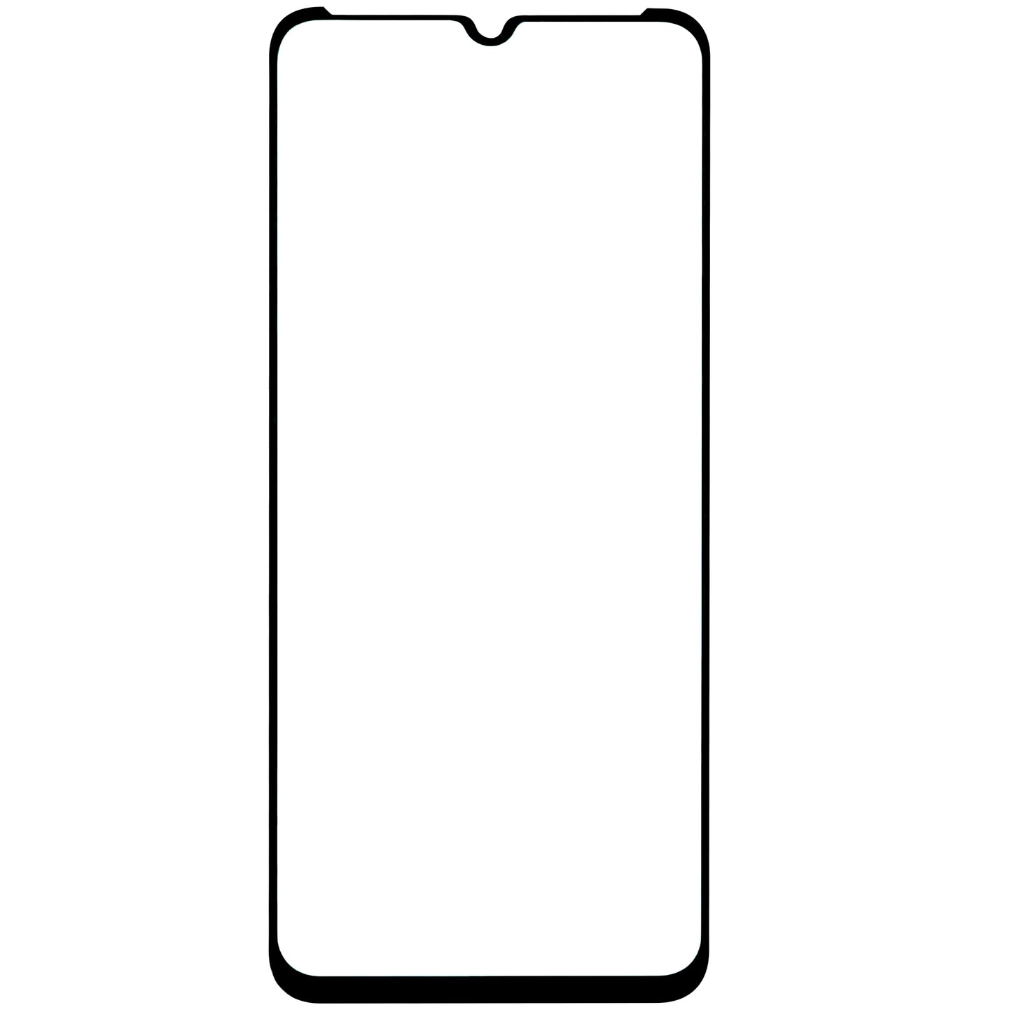 Ochraniacz ekranu BLUE Shield do Motorola Moto E13, szkło ochronne, pełne klejenie, przyjazny dla etui, czarny