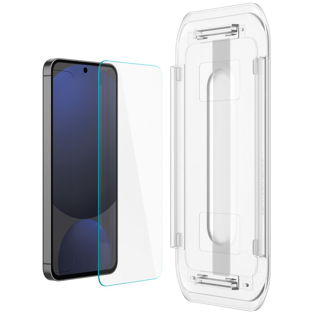 Spigen EZ FIT Screen Protector dla Samsung Galaxy S24 FE S721, szkło ochronne, pełny klej, zestaw 2 sztuk AGL08729