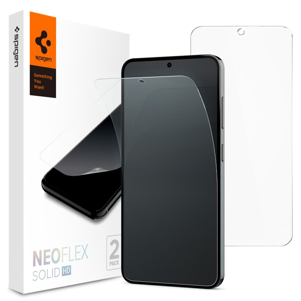Folia ochronna na ekran Spigen Neo Flex dla Samsung Galaxy S24 S921, Plastik, Zestaw 2 sztuki AFL07439