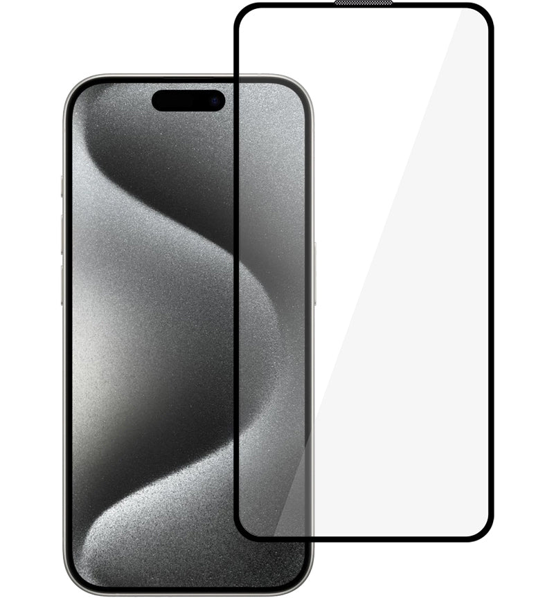 Szkło ochronne na ekran Tel Protect 10X HD Plus Titanium do Apple iPhone 17 / 16 Pro, szkło hartowane, pełny klej, czarne