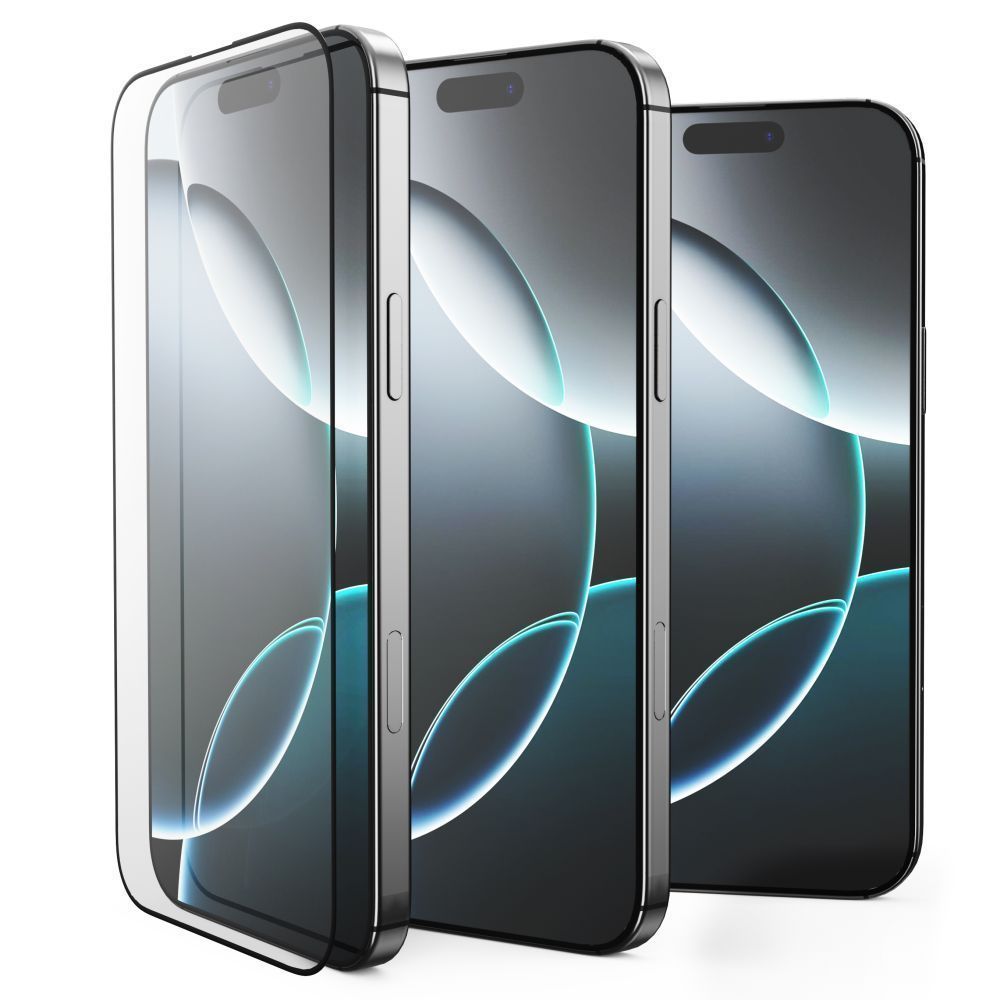 Folia ochronna na ekran Tech-Protect FIT+ dla Xiaomi Redmi Note 15 Pro 5G, Szkło Hartowane, Pełne Klejenie, Zestaw 2 sztuki, 2.5D, Czarna