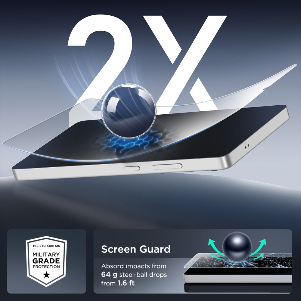 Folia ochronna na ekran Tech-Protect dla Samsung Galaxy S26 S942, Szkło Hartowane, Pełne Klejenie, Zestaw 10 sztuk