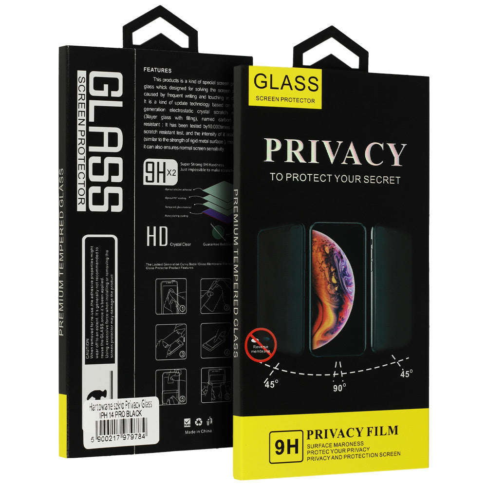 Folia ochronna na ekran Privacy OEM Shield Screen do Samsung Galaxy S25 S931, szkło hartowane, pełna klejność