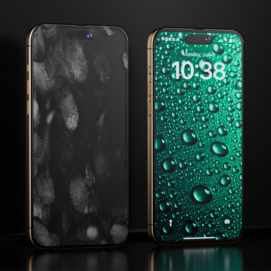Folia ochronna na ekran Anank 3X Wzmocniona Niewidoczna do Apple iPhone 16 Pro Max, Szkło hartowane, Pełny klej, 3D, Czarna