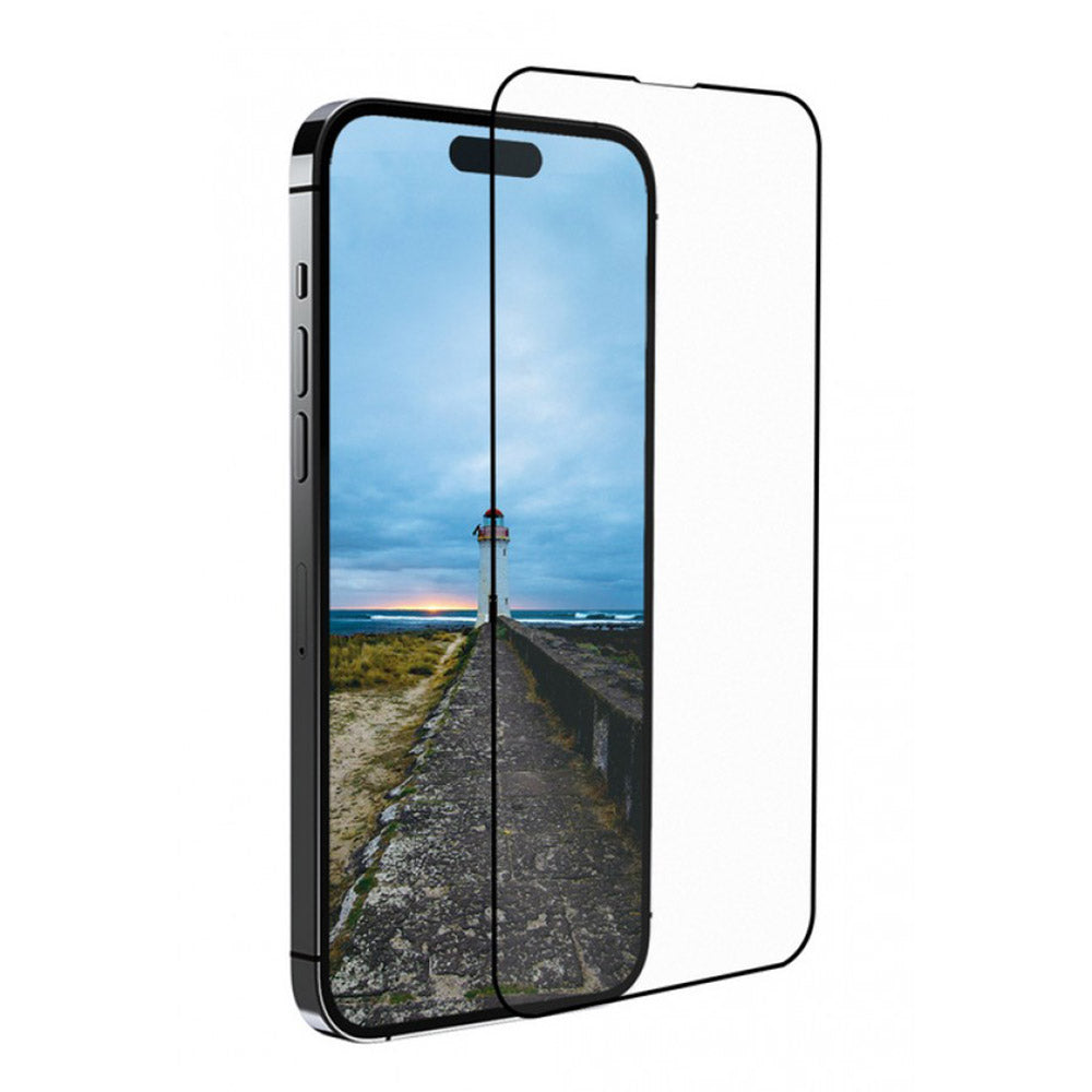 Folia ochronna na ekran Anank 5X Reinforced Anti Crack dla Apple iPhone 17, Hartowane szkło, Full Glue, 3D, Czarna