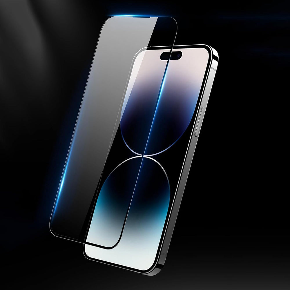 Folia ochronna na ekran Anank 5X Reinforced Anti Crack dla Apple iPhone 17, Hartowane szkło, Full Glue, 3D, Czarna