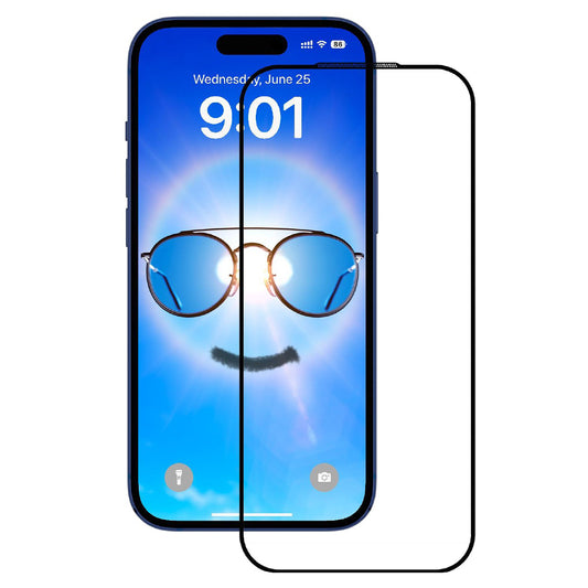 Folia ochronna na ekran Anank Anti Reflection dla Apple iPhone 17 Pro, Szkło Hartowane, Full Glue, 2.5D, Czarna