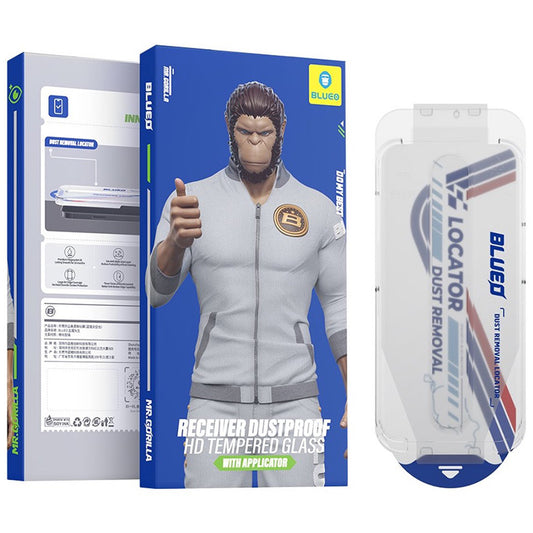 Folia ochronna na ekran Blueo Anti-Dust HD Applicator Pro dla Apple iPhone 17 Air, Hartowane szkło, Pełne klejenie