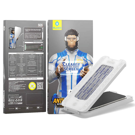 Folia ochronna Blueo Anti-Reflective HD na ekran do Apple iPhone 17 Air, Hartowane szkło, Pełne klejenie, Czarna