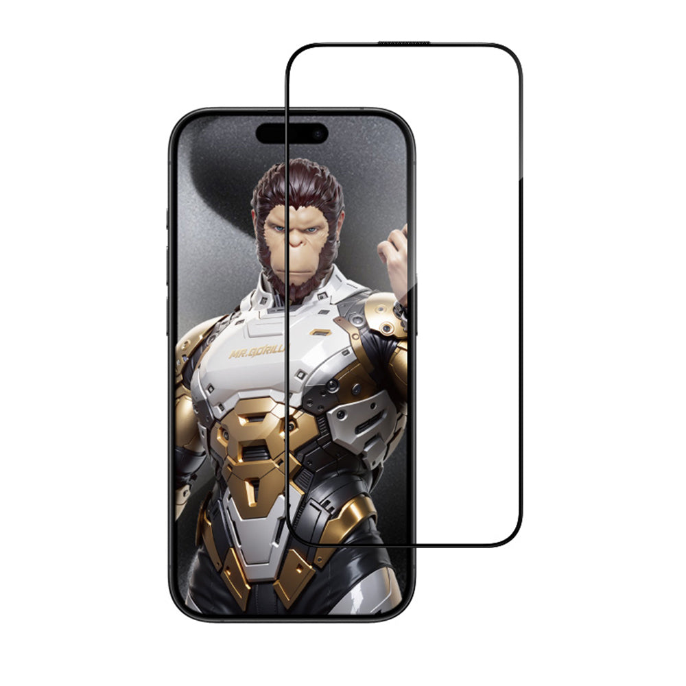 Folia ochronna na ekran Blueo AR Applicator Pro do Apple iPhone 16 Pro Max, szkło hartowane, pełna klej, 3D, czarna