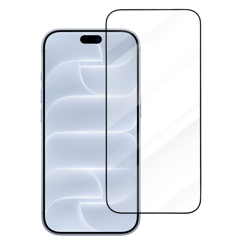 Szkło ochronne Blueo Drop Resistant na ekran Apple iPhone 18 Pro / 17 Pro / 17 / 16 Pro, szkło hartowane, pełny klej, czarne