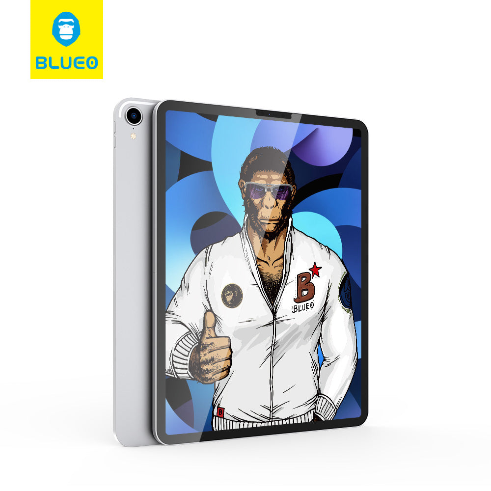 Folia ochronna Blueo na ekran dla Apple iPad Pro 12.9 (2022) / Pro 12.9 (2021) / Pro 12.9 (2020), Hartowane szkło, Pełne klejenie