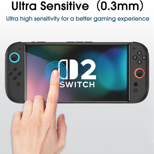 Folia ochronna na ekran Techsuit SwitchAura z aplikatorem do Nintendo Switch 2, szkło hartowane, zestaw 2 sztuki