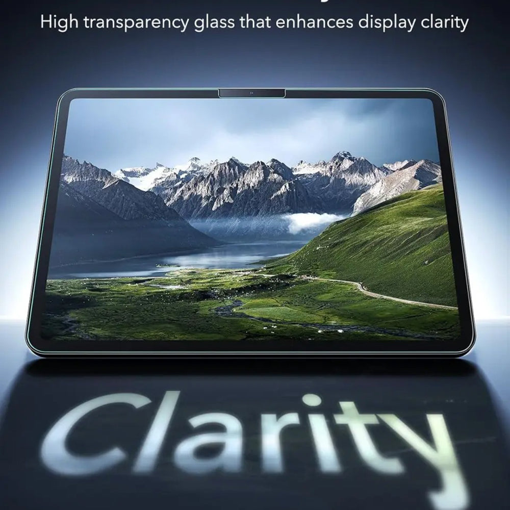 Folia ochronna ESR Armorite UltraFit na ekran do Apple iPad (2025) / (2022), Hartowane szkło, Pełne klejenie, Zestaw 2 sztuki