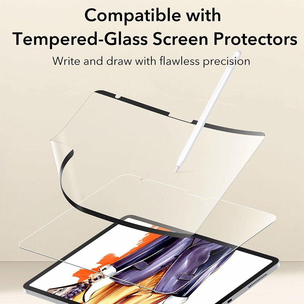 Folia ochronna ESR Paper Feel Magnetic do Apple iPad (2025) / (2022), Plastikowa