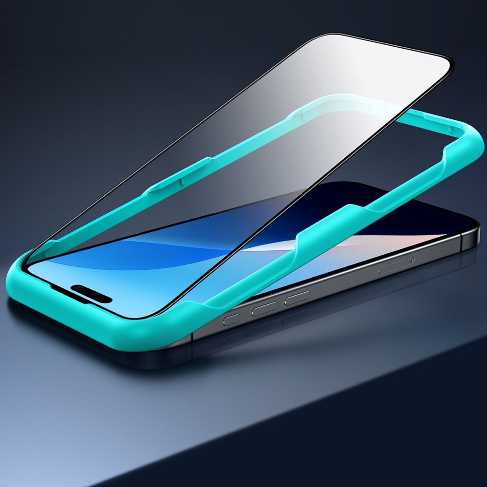 Folia ochronna ESR do ekranu Apple iPhone 16 Plus, Hartowane szkło, Pełne klejenie