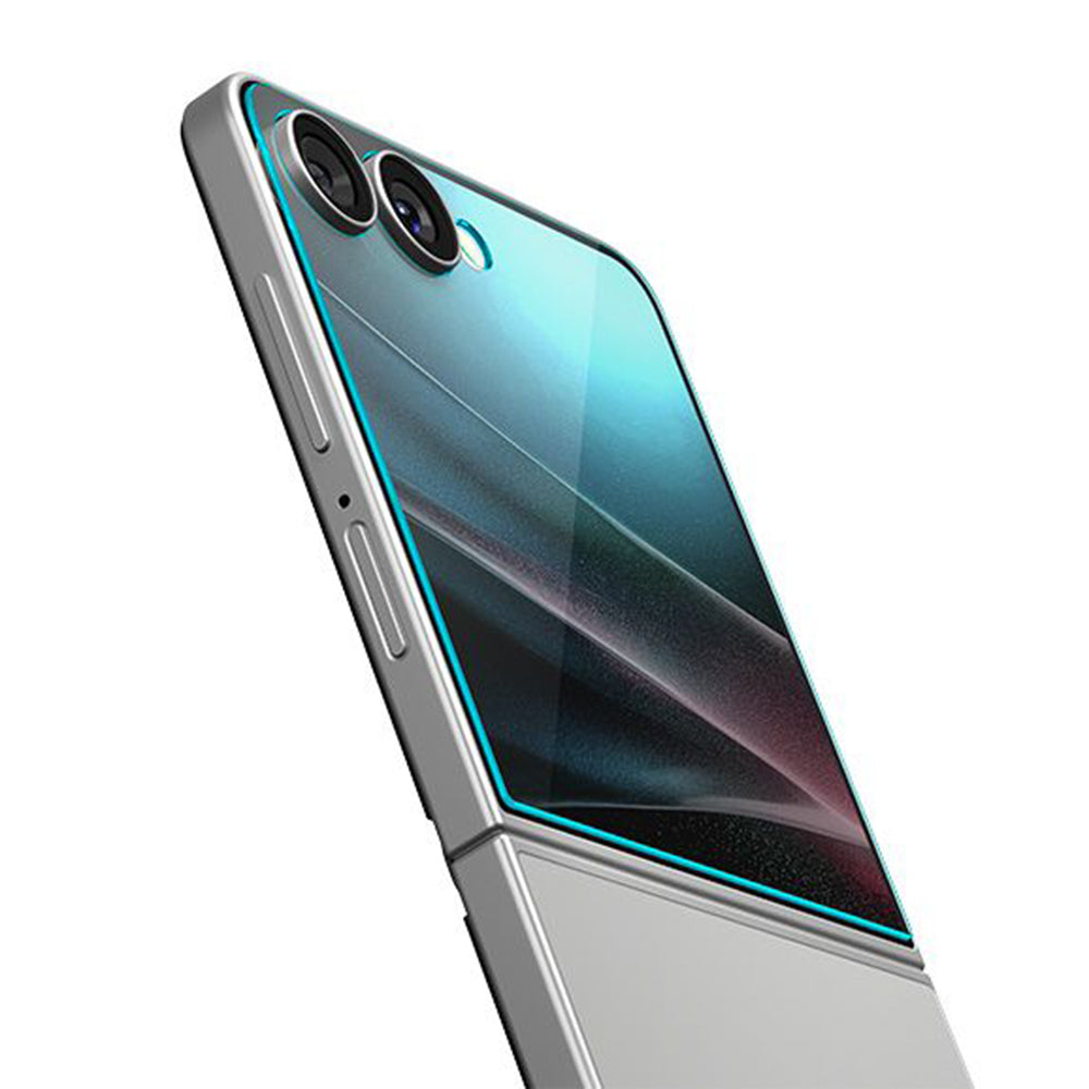 Folia ochronna na zewnętrzny ekran Spigen GlastR EZ FIT dla Samsung Galaxy Z Flip7 F766, Hartowane szkło, Pełne klejenie