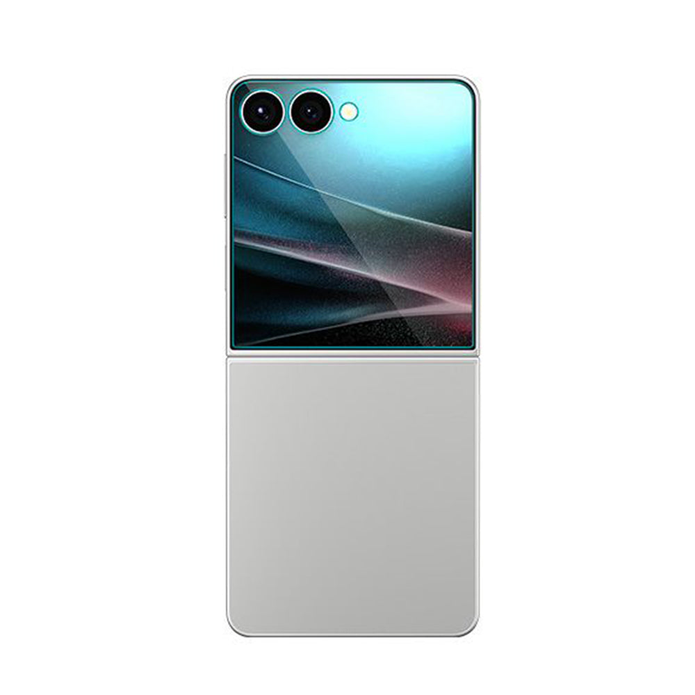 Folia ochronna na zewnętrzny ekran Spigen GlastR EZ FIT dla Samsung Galaxy Z Flip7 F766, Hartowane szkło, Pełne klejenie