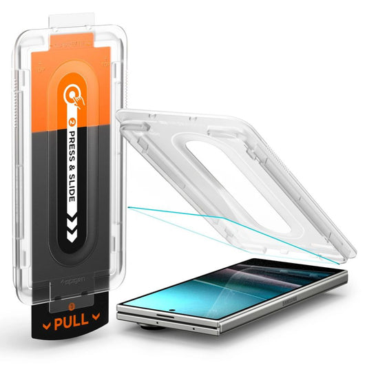 Folia ochronna na zewnętrzny ekran Spigen GlastR EZ FIT Pro HD dla Samsung Galaxy Z Fold7 F966, Hartowane szkło, Pełne klejenie AGL09580