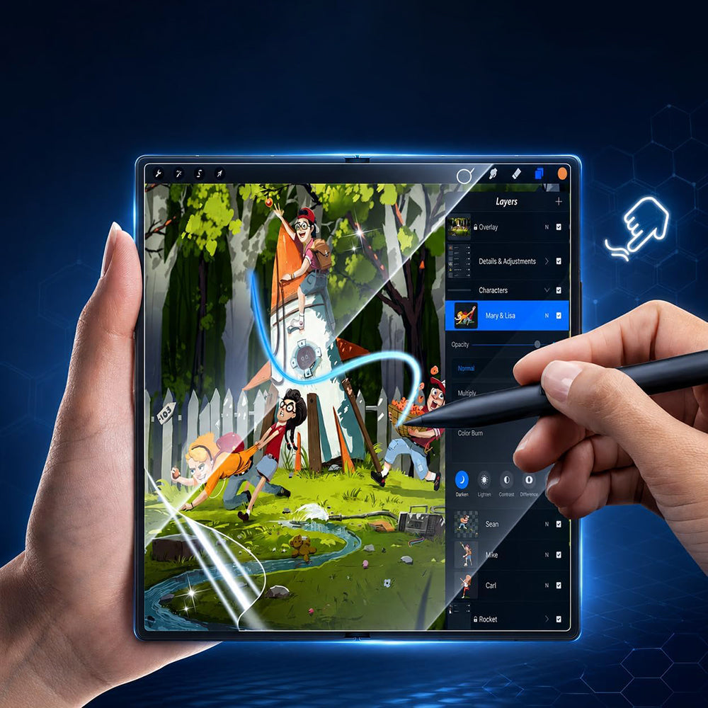 Folia ochronna na ekran wewnętrzny Blueo HD do Samsung Galaxy Z Fold8 Ultra F976 / Z Fold7 F966, plastikowa