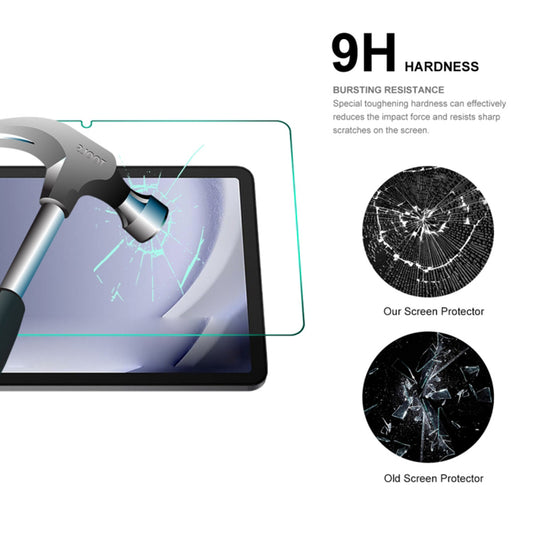 Folia ochronna na ekran Lito Classic do Samsung Galaxy Tab A11+ / Tab A9+, szkło hartowane, pełna klejność, 2.5D