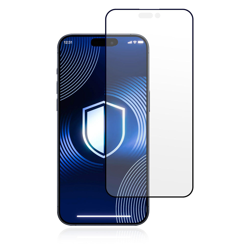 Folia ochronna Matte 3MK HardGlass Max do Apple iPhone 17 Pro Max, Szkło Hartowane, Full Glue, Czarna