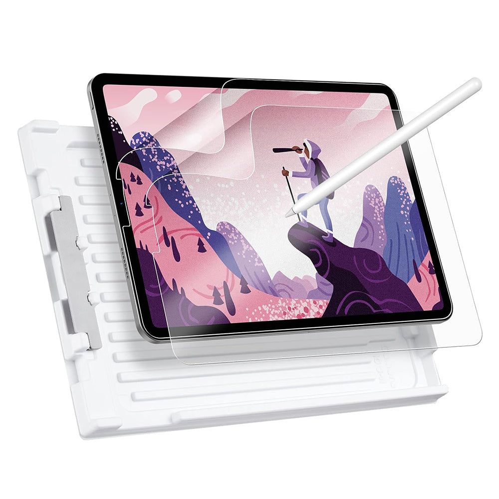 Matowa folia ochronna ESR Paper Feel dla Apple iPad Pro 12.9 (2022) / Pro 12.9 (2021) / Pro 12.9 (2020), Plastik, Zestaw 2 sztuki