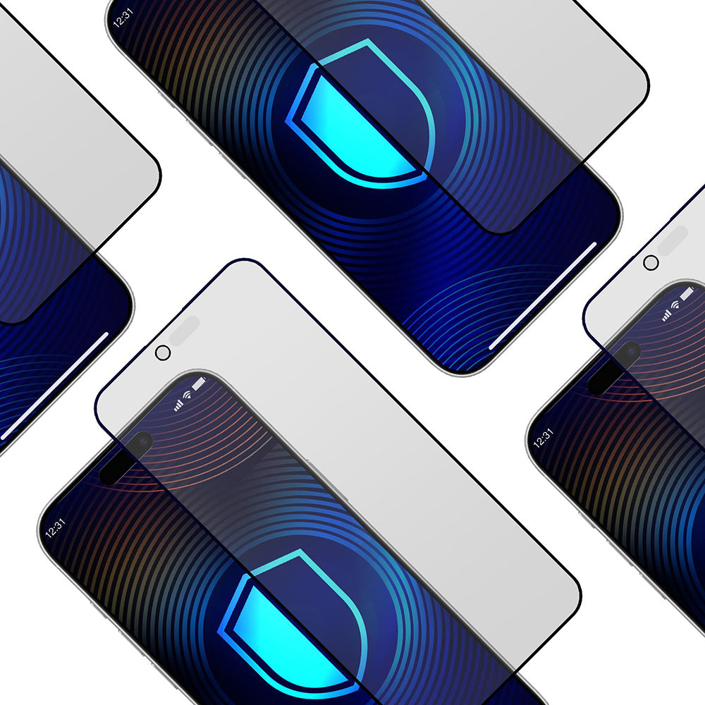 Folia ochronna Matte Privacy 3MK HardGlass Max do Apple iPhone 17 Air, Hartowane szkło, Full Glue