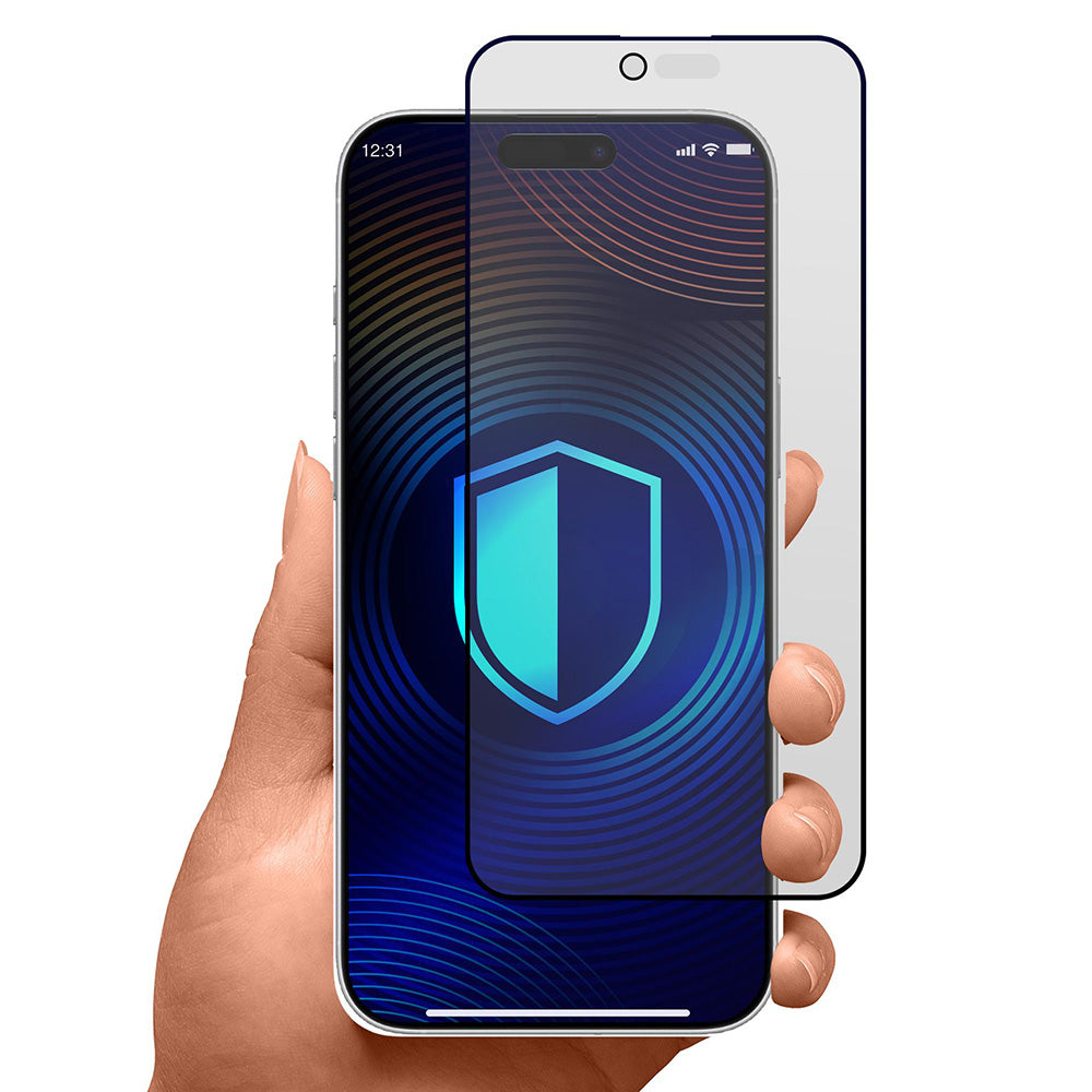 Folia ochronna Matte Privacy 3MK HardGlass Max do Apple iPhone 17 Air, Hartowane szkło, Full Glue