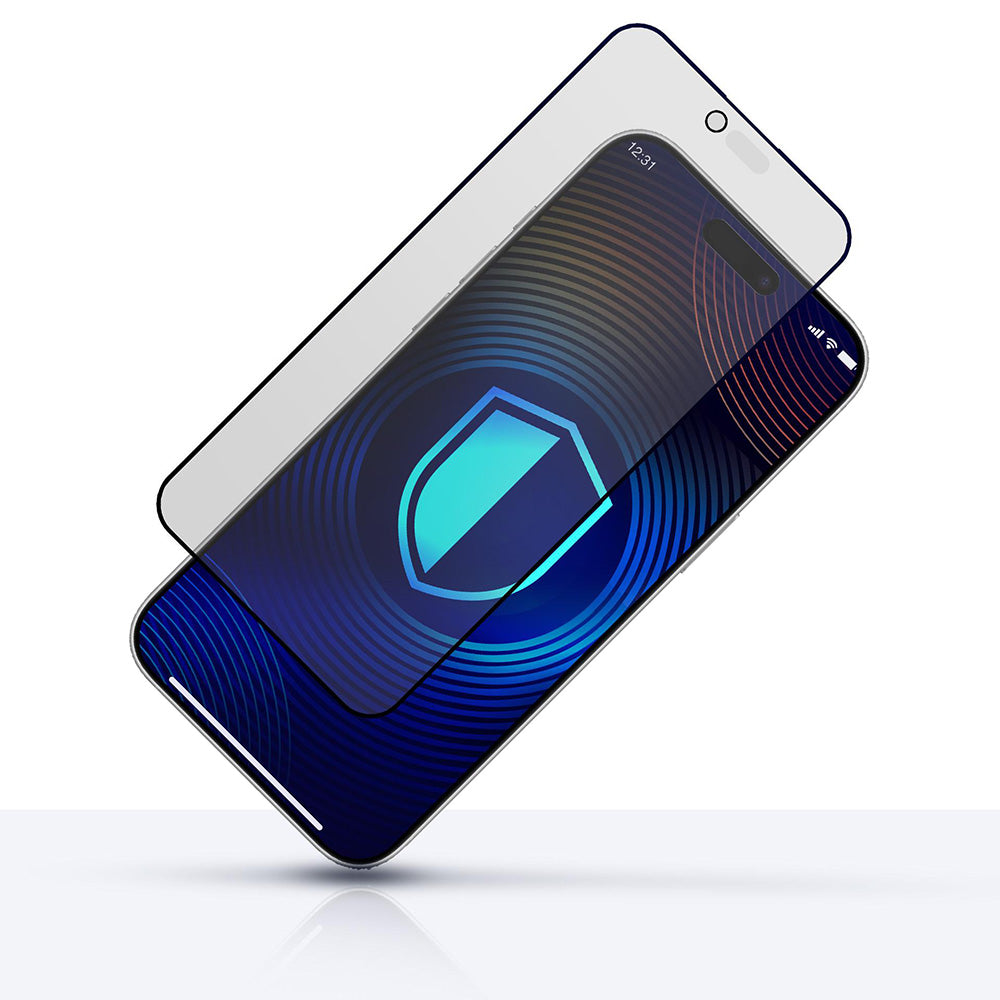 Folia ochronna Matte Privacy 3MK HardGlass Max do Apple iPhone 17 Air, Hartowane szkło, Full Glue