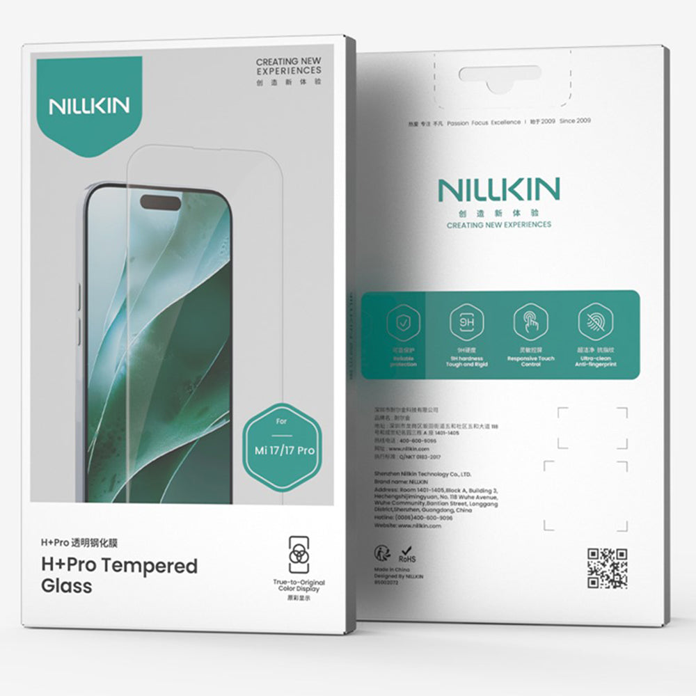 Folia ochronna na ekran Nillkin H+ Pro do Xiaomi 17 Pro / 17, szkło hartowane, pełna klejność