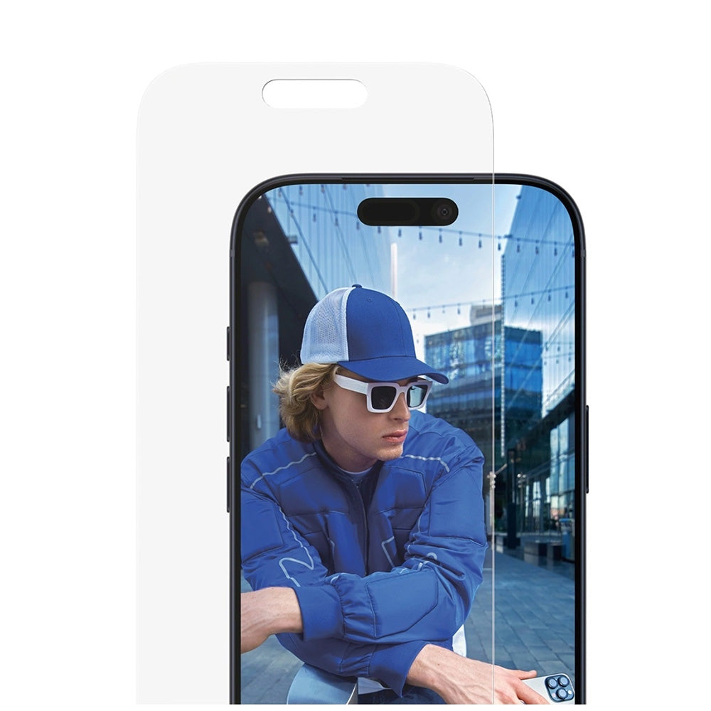 Folia ochronna do ekranu PanzerGlass Classic Fit EasyAligner dla Apple iPhone 17 Pro, Szkło Hartowane, Pełne Klejenie