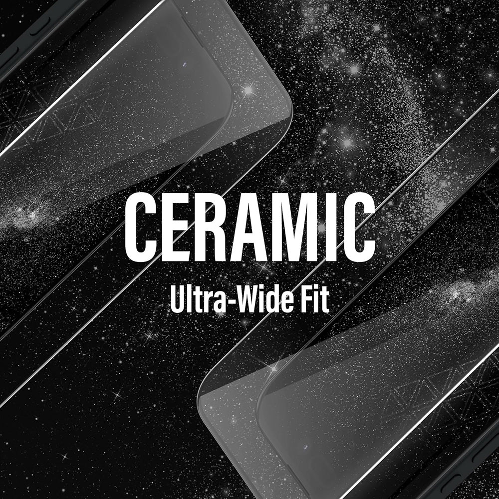 Folia ochronna do ekranu PanzerGlass Ultra-Wide Ceramic EasyAligner dla Samsung Galaxy S25+ S936 / S24+ S926, Szkło Hartowane, Pełne Klejenie