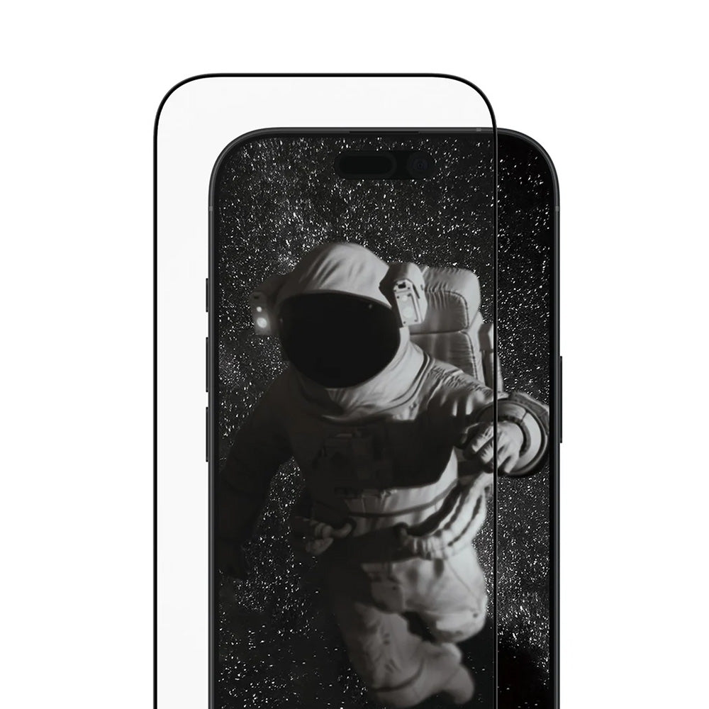 Folia ochronna do ekranu PanzerGlass Ultra-Wide Ceramic II EasyAligner dla Apple iPhone 17 / 16 Pro, Hartowane szkło, Pełne klejenie, Czarna