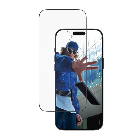 Folia ochronna do ekranu PanzerGlass Ultra-Wide Fit EasyAligner dla Apple iPhone 17 Pro Max, Szkło Hartowane, Pełne Klejenie, Czarna