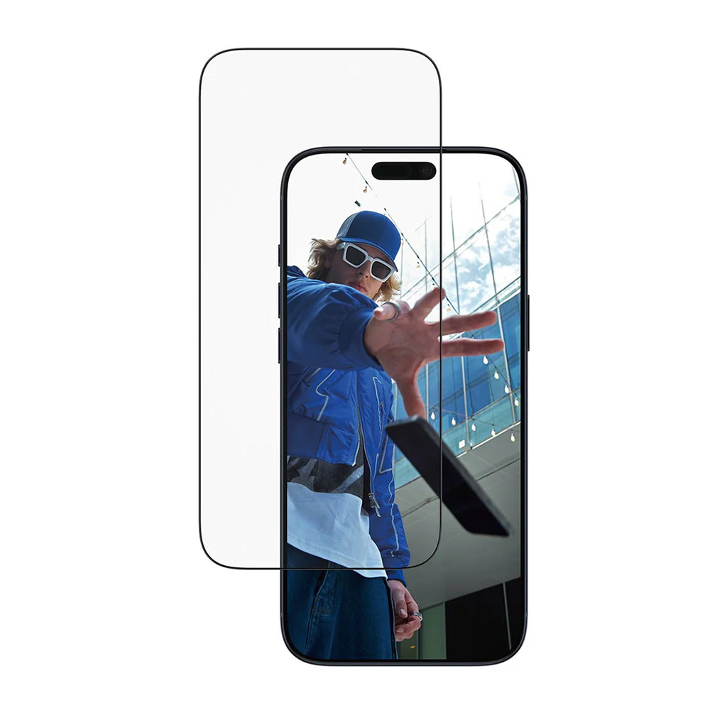 Folia ochronna do ekranu PanzerGlass Ultra-Wide Fit EasyAligner dla Apple iPhone 17 Pro Max, Szkło Hartowane, Pełne Klejenie, Czarna