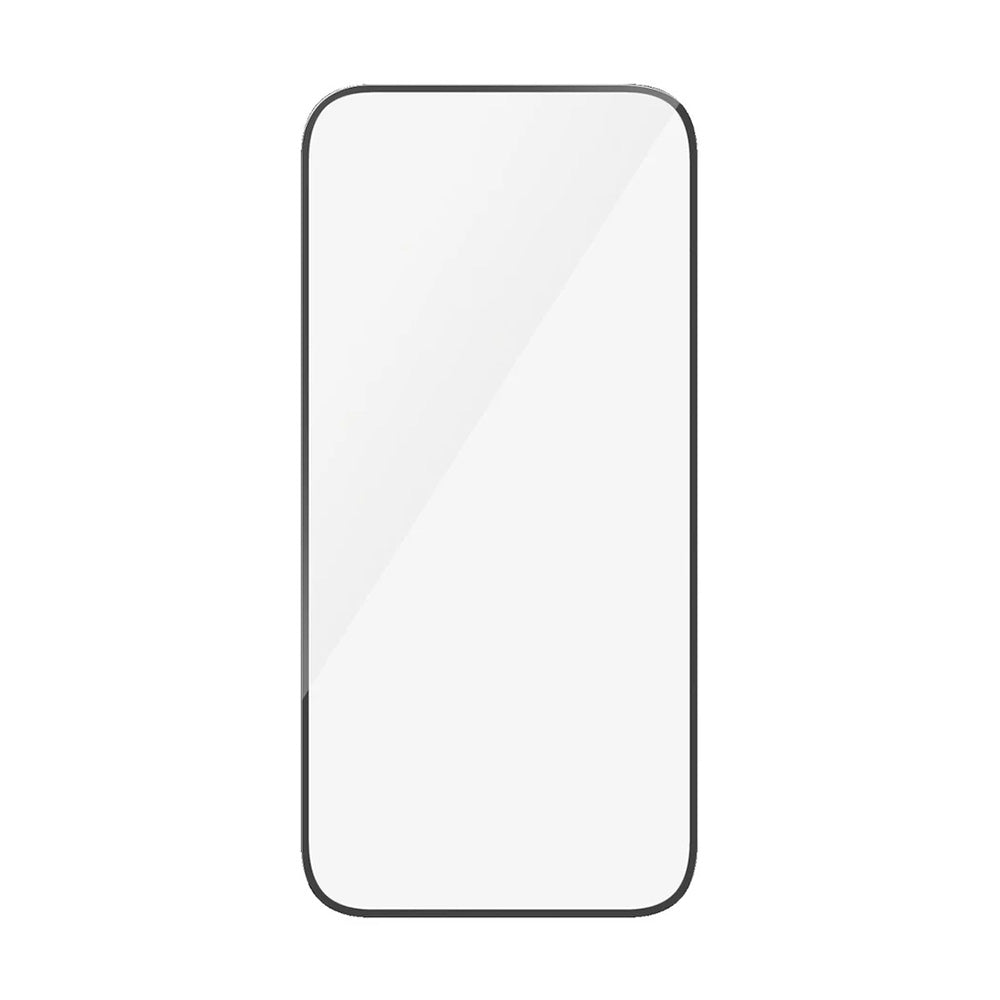 PanzerGlass Ultra-Wide Fit Screen Protector for Apple iPhone 16 / 15, Tempered Glass, Full Glue, Black
