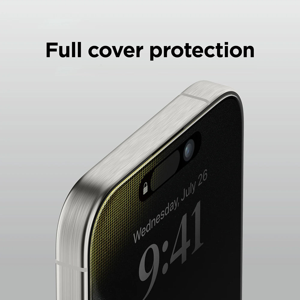 Anank 5X Reinforced 180 Privacy Screen Protector for Apple iPhone 17 Pro, Tempered Glass, Full Glue, 2.5D