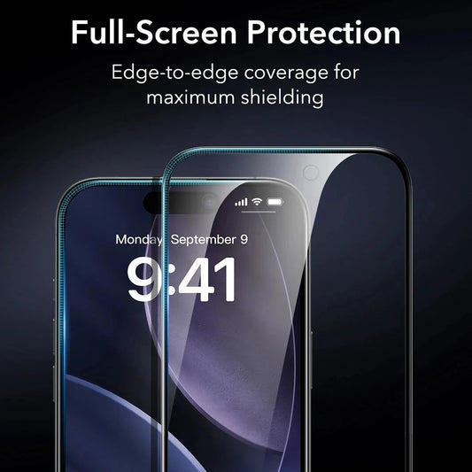 Folia ochronna Ecran Privacy ESR Armorite UltraFit dla Apple iPhone 17 Air, Szkło Hartowane, Full Glue, Zestaw 3 sztuki