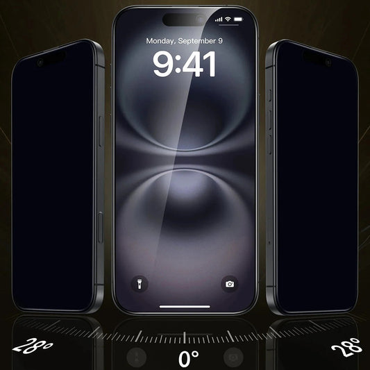 Folia ochronna Ecran Privacy ESR UltraFit Armorite Pro dla Apple iPhone 17 Pro, Szkło Hartowane, Full Glue, Zestaw 3 sztuki