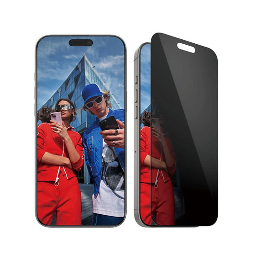 Folia ochronna do ekranu Privacy PanzerGlass Ultra-Wide Fit EasyAligner dla Apple iPhone 16 Pro Max, Szkło Hartowane, Pełne Klejenie