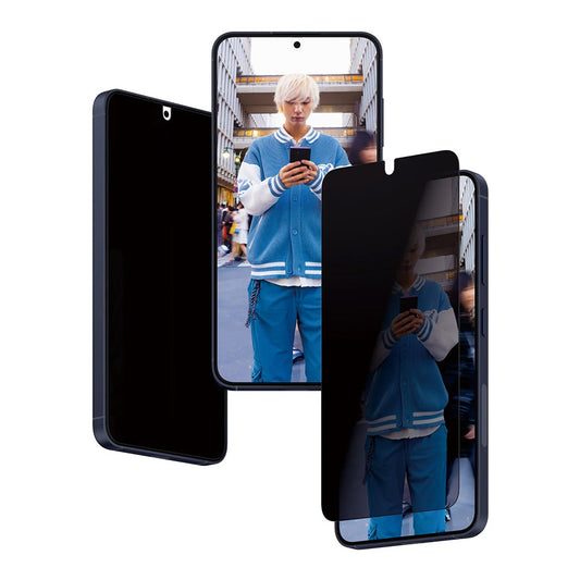 Folia ochronna do ekranu Privacy PanzerGlass Ultra-Wide Fit EasyAligner dla Samsung Galaxy S24 S921, Szkło Hartowane, Pełne Klejenie