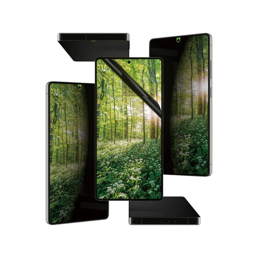 Folia ochronna Ecran Privacy PanzerGlass Ultra-Wide Fit Eco Matrix 4-Way dla Samsung Galaxy S25 Ultra S938, Szkło Hartowane, Pełne Klejenie