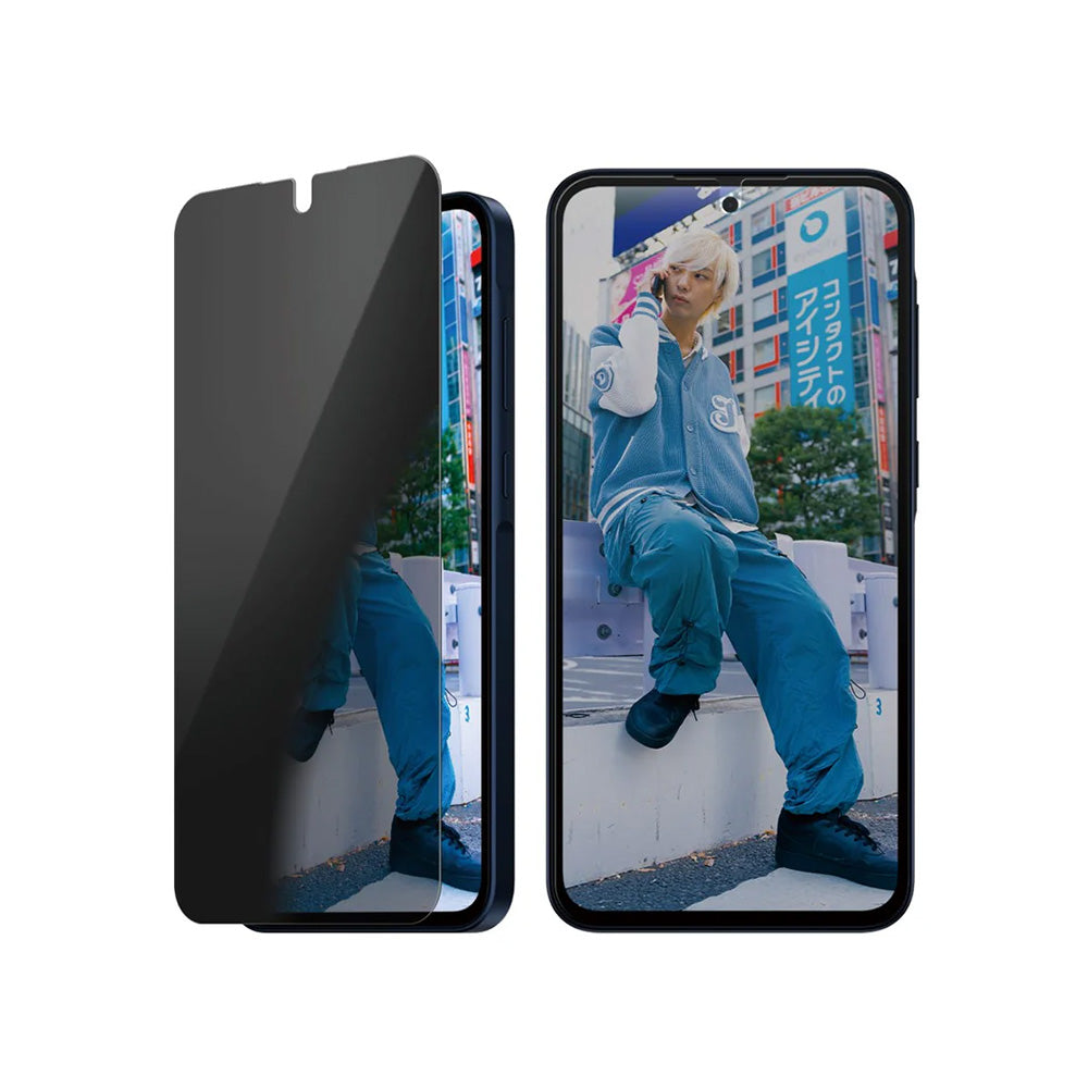 Folia ochronna do ekranu Privacy PanzerGlass Ultra-Wide Fit dla Samsung Galaxy A36 A366, Szkło Hartowane, Pełne Klejenie