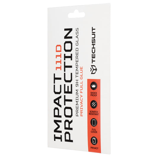 Folia ochronna Ecran Privacy Techsuit dla Samsung Galaxy A57 5G, Szkło Hartowane, Full Glue, 111D